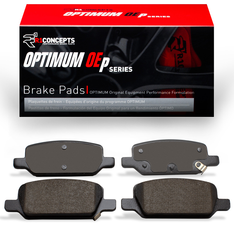 Tesla Model 3 Brake Pads - Rear - R1 Concepts - Optimum OE - `17-`25